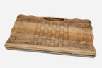 Armenian Backgammon Set - Ornaments XVI - handmade wooden backgammon board