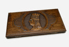 Armenian Backgammon Set - King Tigran the Great - handmade wooden backgammon board