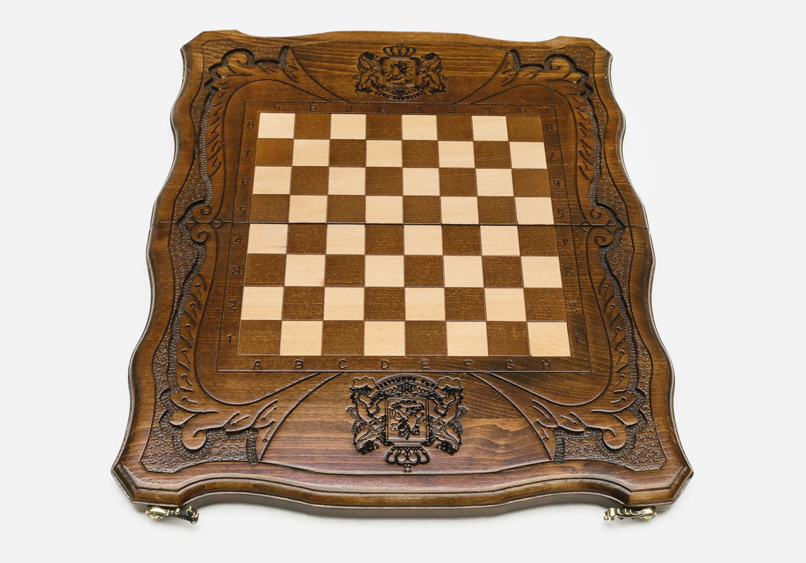 Georgian Coat of Arms chess set - view 3