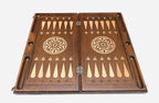 Backgammon Set Boar - handmade wooden backgammon board