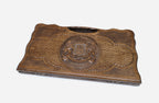 Georgian Backgammon Set - Coat of Arms IV - handmade wooden backgammon board