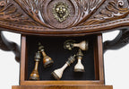 Lion chess table - view 5