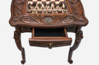 Lion chess table - view 3