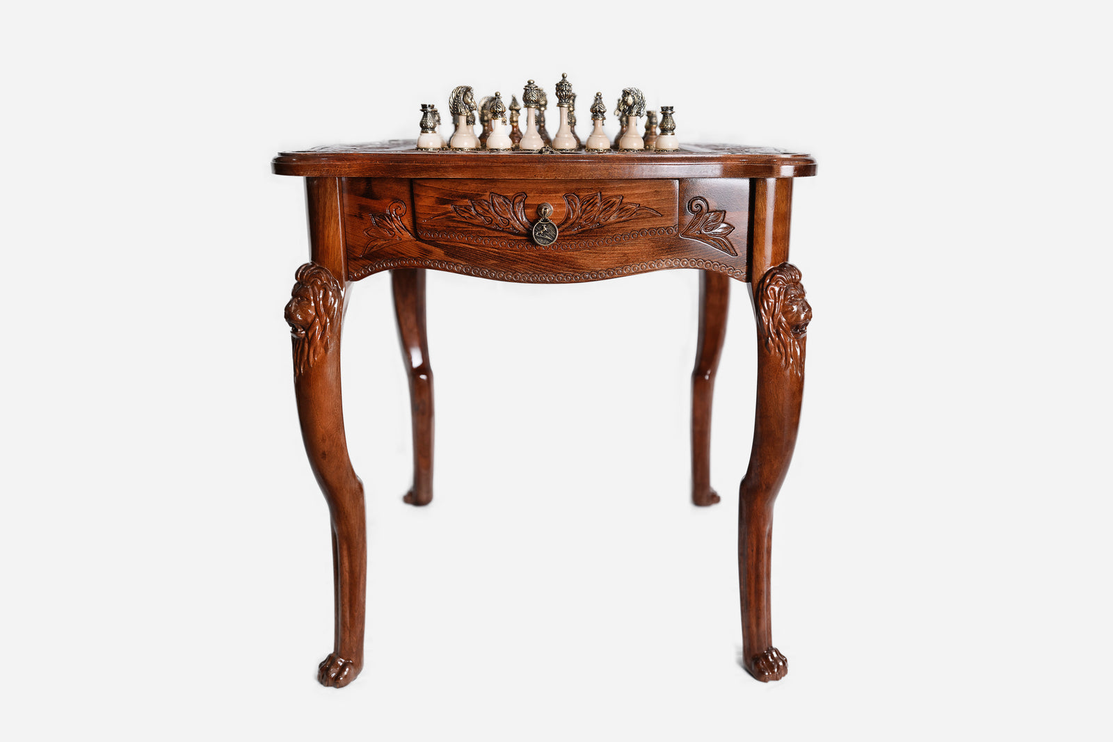 Lion chess table - view 4