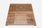 Armenian Backgammon Set - Ornaments XV - handmade wooden backgammon board
