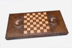 Backgammon Set Horses II - handmade wooden backgammon board