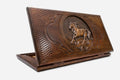 Backgammon Set Horses II - handmade wooden backgammon board