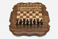 Grand Sculpted-Edge Beech Chess Set