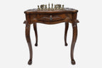 Eagle chess table, side profile
