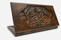 Backgammon Set Hunting Eagle - handmade wooden backgammon board