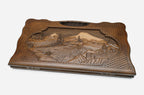 Armenian Backgammon Set - Ararat - handmade wooden backgammon board