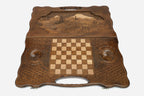 Armenian Backgammon Set - Ararat - handmade wooden backgammon board