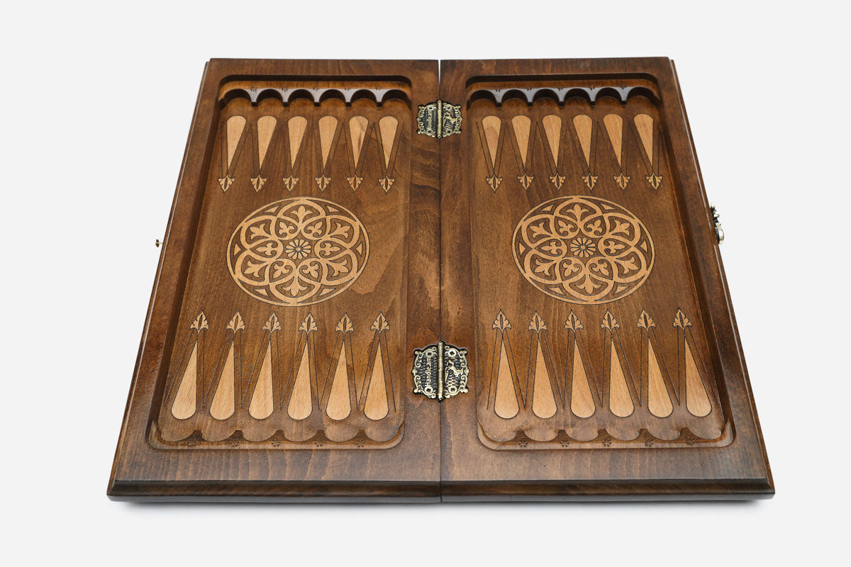 Lattice chess and backgammon set - view 4