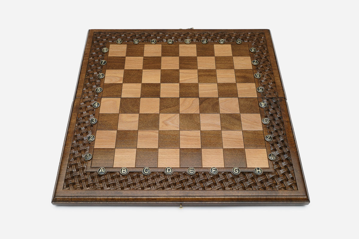 Lattice chess and backgammon set - view 3