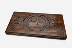 Armenian Backgammon Set - Church of the Holy Saviour - handmade wooden backgammon board