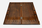 Armenian Backgammon Set - Church of the Holy Saviour - handmade wooden backgammon board