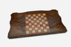 Armenian Backgammon Set - David of Sassoun - handmade wooden backgammon board