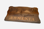 Armenian Backgammon Set - handmade wooden backgammon board
