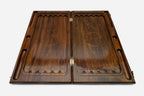 Backgammon Set Lynx - handmade wooden backgammon board