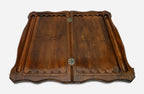 Russian Backgammon Set - Coat of Arms - handmade wooden backgammon board
