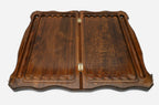 Backgammon Set Wolf II - handmade wooden backgammon board