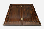 Backgammon Set Bear II - handmade wooden backgammon board