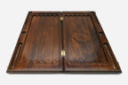 Backgammon Set Lion II - handmade wooden backgammon board