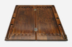 Armenian Backgammon Set - Ornaments XI - handmade wooden backgammon board