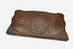 Backgammon Set Lion - handmade wooden backgammon board