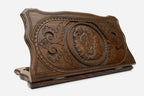Backgammon Set Lion - handmade wooden backgammon board