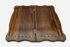 Armenian Backgammon Set - Ornaments X - handmade wooden backgammon board