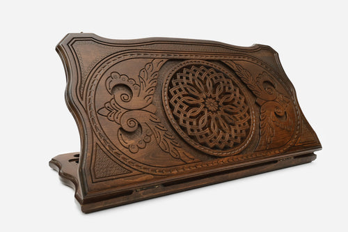 Armenian Backgammon Set - Ornaments IX - handmade wooden backgammon board
