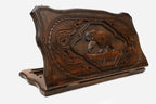 Backgammon Set Bear - handmade wooden backgammon board