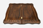 Armenian Backgammon Set - Ornaments VIII - handmade wooden backgammon board