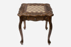 Carved chess table - view 7