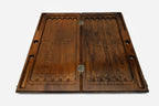 Russian Backgammon Set - Map - handmade wooden backgammon board