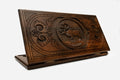 Backgammon Set Deer II - handmade wooden backgammon board