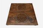 Armenian Backgammon Set - Ornaments VII - handmade wooden backgammon board