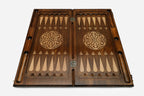 Backgammon Set Tiger - handmade wooden backgammon board