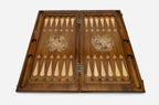 Armenian Backgammon Set - Coat of Arms III - handmade wooden backgammon board