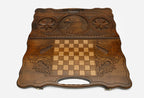 Backgammon Set Eagle - handmade wooden backgammon board