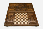 Armenian Backgammon Set - Ornaments VI - handmade wooden backgammon board