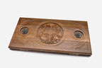 Armenian Backgammon Set - Coat of Arms II - handmade wooden backgammon board