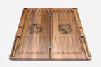 Armenian Backgammon Set - Coat of Arms II - handmade wooden backgammon board