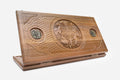 Armenian Backgammon Set - Coat of Arms II - handmade wooden backgammon board