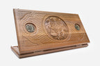 Armenian Backgammon Set - Coat of Arms II - handmade wooden backgammon board