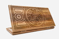 Armenian Backgammon Set - Ornaments II - handmade wooden backgammon board