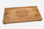 Armenian Backgammon Set - Ornaments - handmade wooden backgammon board