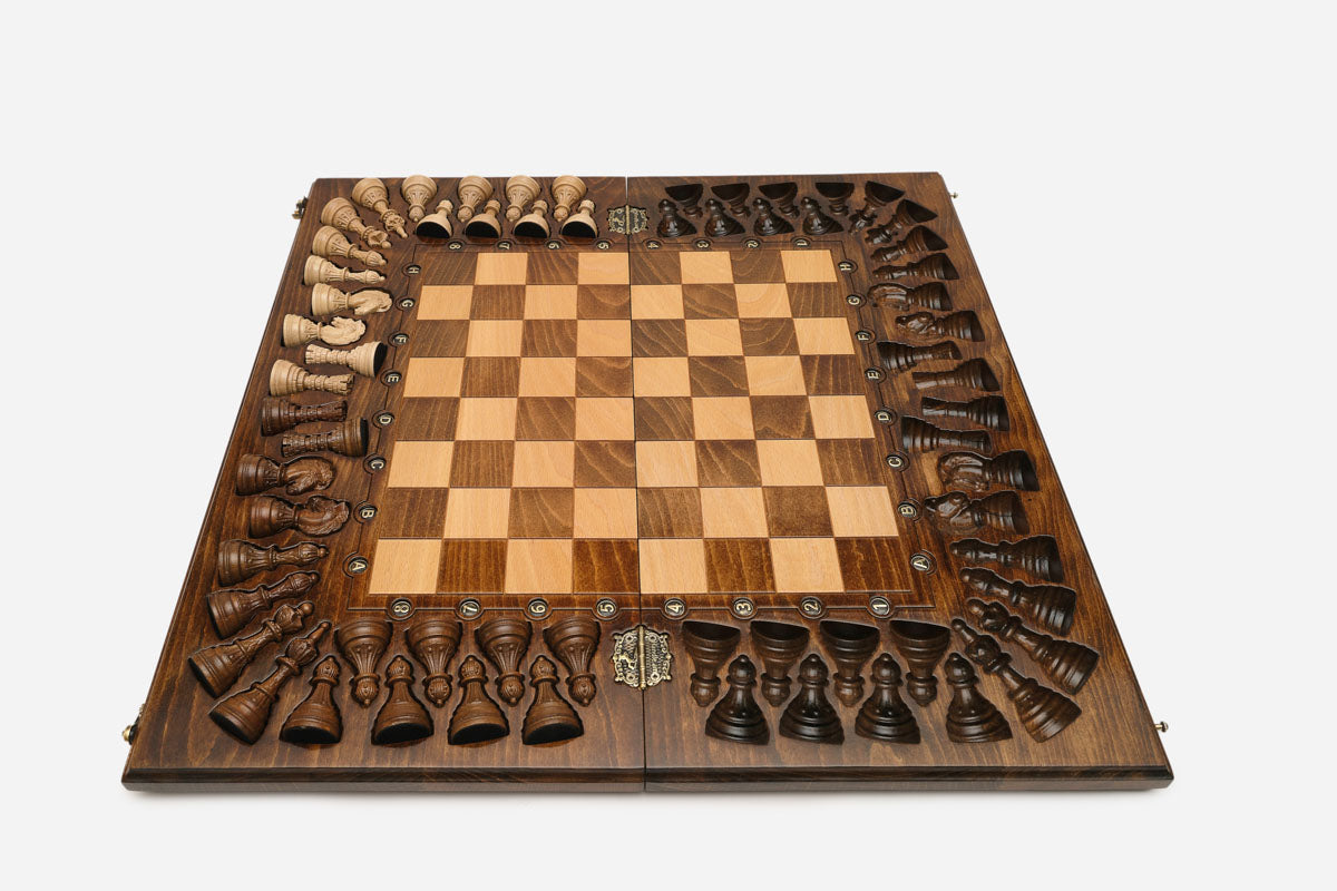 Ornamental Rosette chess set - view 6