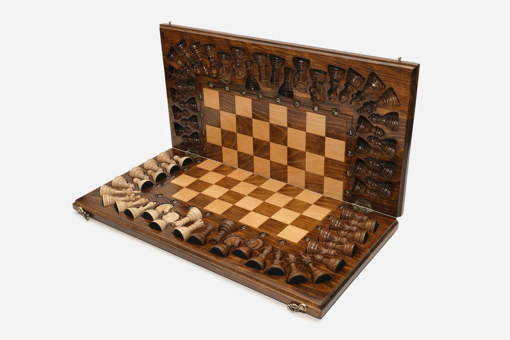 Ornamental Rosette chess set - view 4
